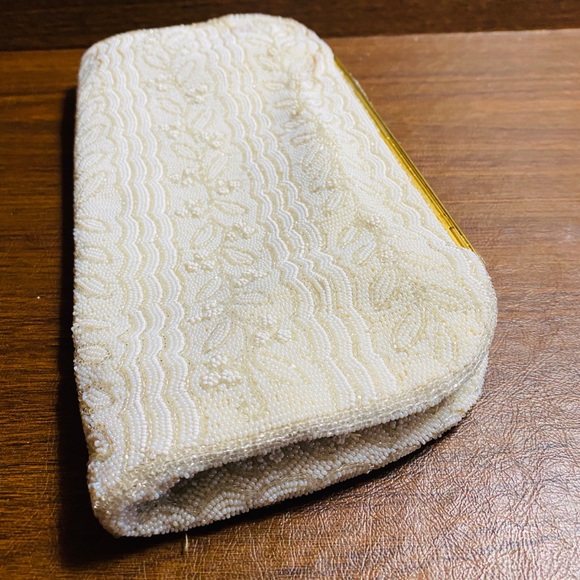 Vintage Michel Swiss Beaded Clutch Paris France - Picture 10 of 16